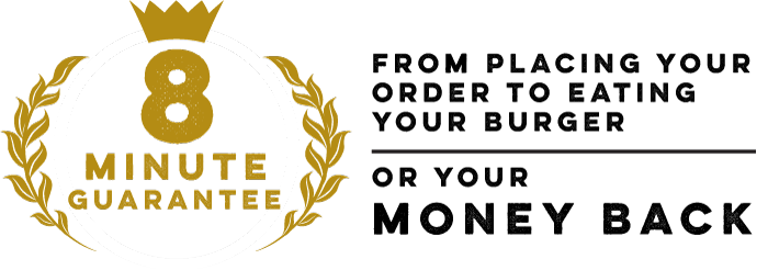 8 minute guarantee from placing your order